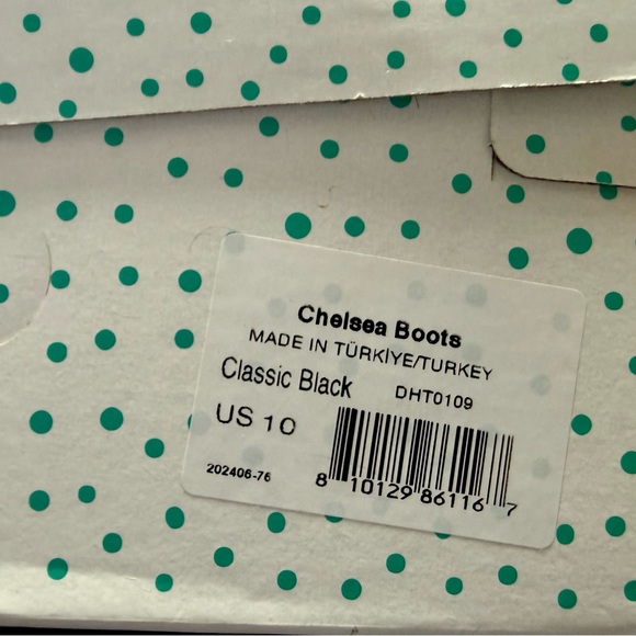 Ten Little Black Vegan Leather Chelsea Boots Toddler Size 10 Toddler Boy or Girl - Picture 9 of 9